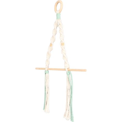 Les porte-mouchoirs en macramé sont simples, élégants et faciles à installer. Ces porte-serviettes en corde de coton conviennent aux salles de bains, aux cuisines et aux bureaux.
