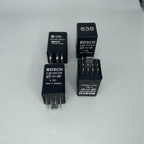 4E0907282A Bosch 639 Glow Plug Relay 0281003029 Bosch Relay 4E0907282