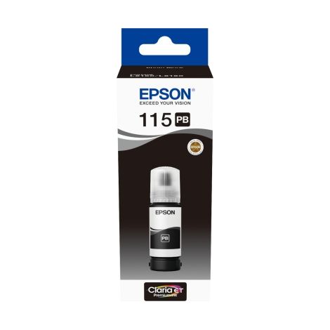 Epson EcoTank 115 - 70 ml - Photo schwarz - original - Nachflltinte - fr Epson L8160, L8180, EcoTank L8160