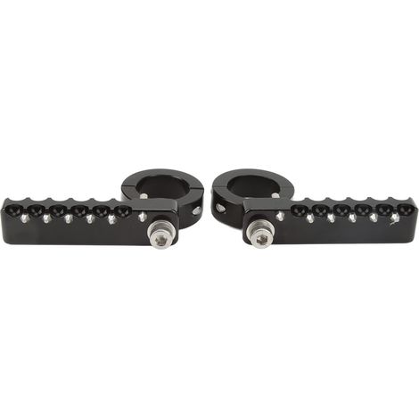 Repose-pieds d'autoroute Réglables en Aluminium CNC avec Pinces à Dents en Acier InoxydableMotos - Confort amélioré et Montage SécuriséExpérience de Conduite Optimale (1/5)