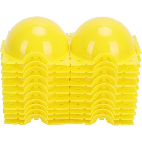 Boîte de Propagation Haute Pression pour Boutures, Balles de Greffage Réutilisables Jaune Taille S - Lot de 10 Pièces (1/5)