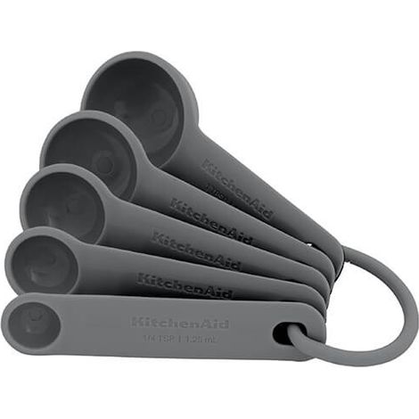 KitchenAid 5 Piece Measuring Spoon Set Charcoal Grey