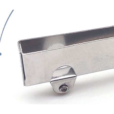Spannrollen aus Edelstahl für die Luftfahrt, Rollen für Glasschiebetüren, Schub-Zug-Rollen für Vitrinen, 5-mm-Spannrollen (1/5)