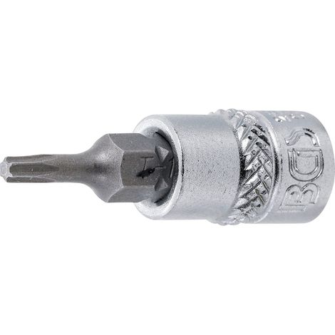 BGS Bit-Einsatz  Attacco quadro  interno 6,3  mm (1/4")  Profilo T  (per Torx)  T10 -  2590 (1/2)