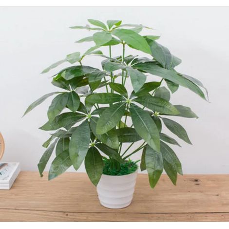 Arbre Artificiel Monstera - 60 cm - Feuilles Réalistes au Toucher - Décoration Intérieure Sans Pot - 1 Pièce (1/5)