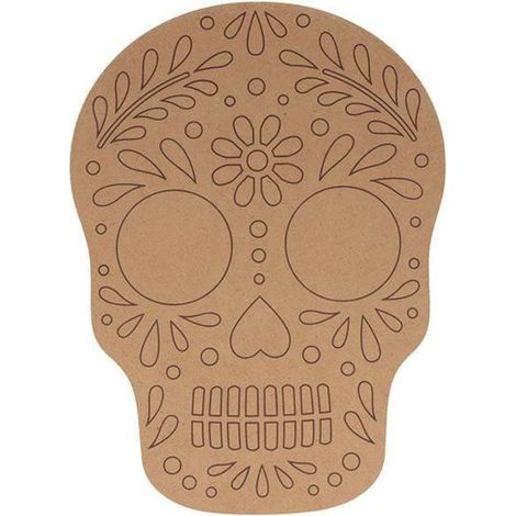 Support décoratif - Artemio - Viva la Vida - Crâne - 25 cm x 18.3 cm - Personnalisable