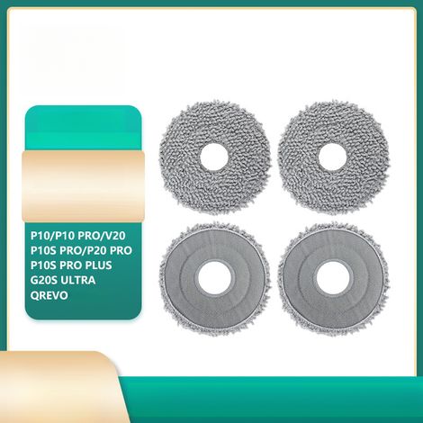 Accessori per Roborock P10/P20/V20/G20S Ultra/Qrevo: panni per la pulizia, panni per robot aspirapolvere, 8 panni di ricambio per la pulizia, accessori per i panni. (1/5)