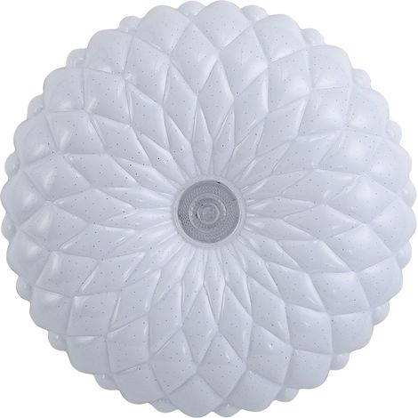 Plafoniera LED Italux Auris loto bianca Ø38 24W 4000K (1/4)