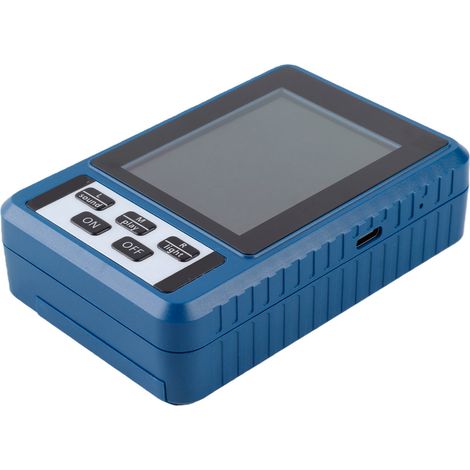 Compteur CEM portable haute précision affichage numérique détecteur rayonnement électromagnétique boîtier ABS modèle XR2 usage industriel bleu 1 pièce (1/5)