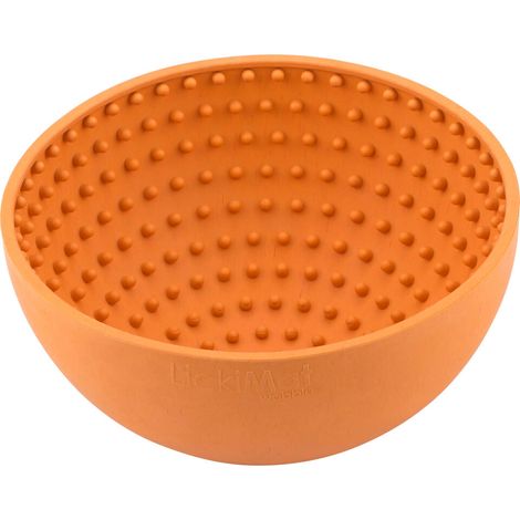 Comedero para Perro Lickimat Wobble Naranja Orange Goma (1/4)