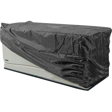 Protective cover for garden furniture, Oxford 210D, waterproof and dustproof (black, 123 x 62 x 55 cm) (1/5)