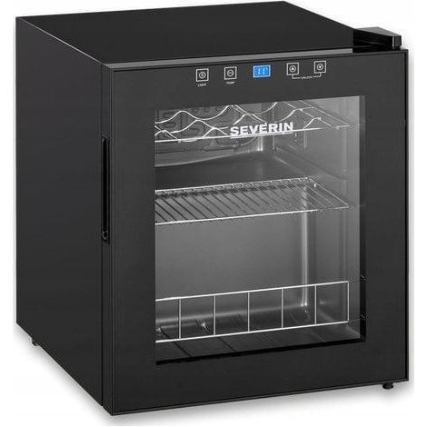 Nevera para vinos Severin WKS 8907, 46, aparato independiente, negro (1/3)