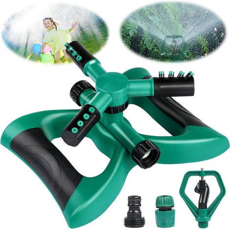 Arroseur de jardin rotatif automatique à 3 buses- (1/4)