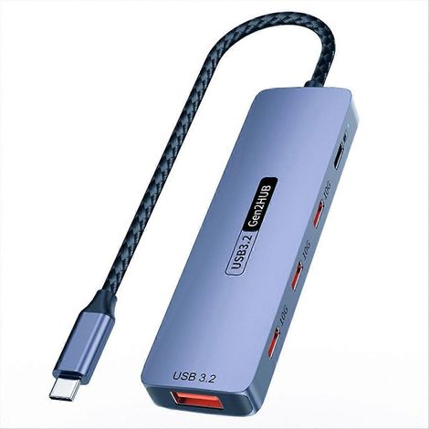 Hub USB-C 3.2, charge rapide PD 100 W, 10 Gbit/s (1/5)