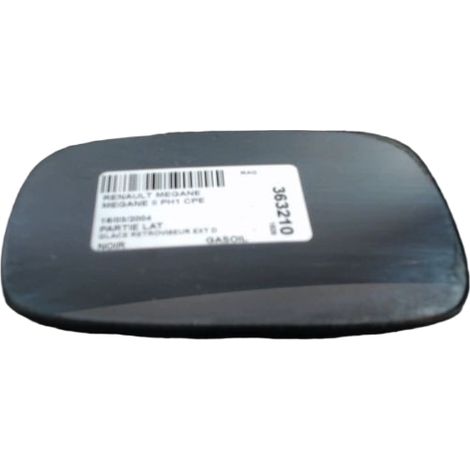 [PRODUIT D'OCCASION] Glace Retroviseur Exterieur D RENAULT Megane II Ph1 Cpe 02-05 ♻️ Ref Oe. 7701054753 - Garantie à vie (1/3)
