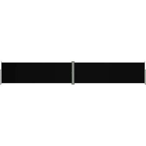 Tendalino laterale retrattile 160 x 1000 cm nero 020007438