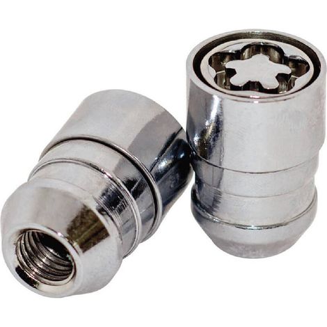 4 Ecrous Antivol 14x150 Type GG - avec 2 Cles - Butzi