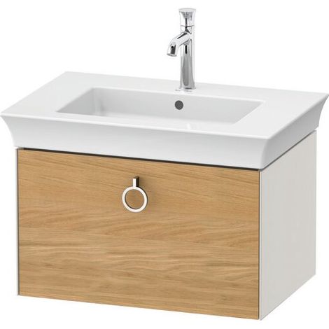 DURAVIT WT42510H5390010 WTU tulipe blanche, 1 trou, avec bouton, 410 mm (1/2)