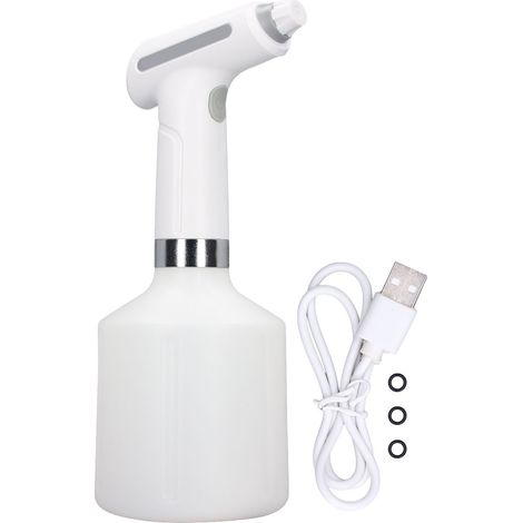 Pulvérisateur électrique pour plantes sans fil rechargeable USB 1L résistant à l'eau avec indicateur de batterie et volume ajustable (1/5)