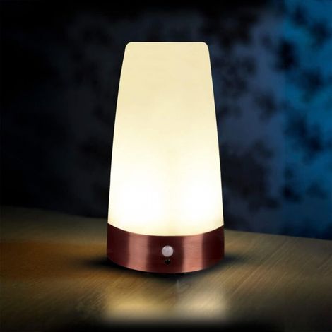 Veilleuse LED Pile , Veilleuse avec Détecteur de Mouvement, AUTO/ON/OFF, Veilleuse Enfant Lampe PIR Detecteur de Mouvement Pile, Lampe de Chevet Sans Fil pour Couloir Chambre Salle de Bébé (1/4)