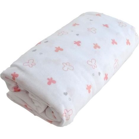 Drap housse - DOMIVA - LAPINOU - Imprimé - 60x120 cm (1/2)