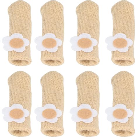 Chaussettes de protection pour pieds de chaise, kit de sol tricoté (1/5)