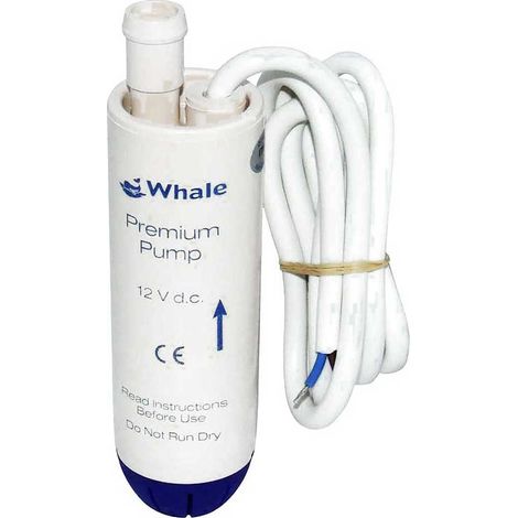 Whale Bomba sumergible eléctrica 12V de alto caudal para sistemas de agua, para autocaravana, camper, vanlife (1/2)
