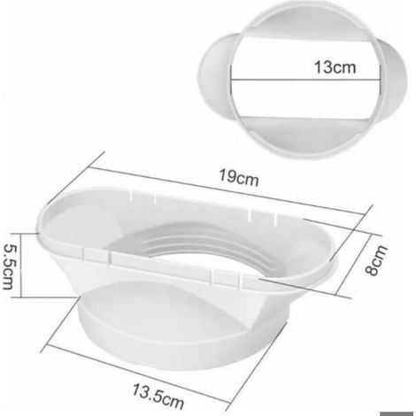 Kit Fenêtre Climatiseur Portable - PVC Réglable 43 à 140 cm - Pour Tuyaux 13 et 15 cm - Compatibilité Universelle - 1 Pièce (1/3)