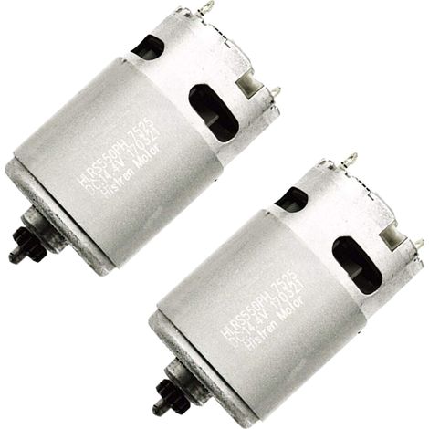 Lot de 2 Moteur 13 dents 14,4 V pour Bosch GSR GSR14.4-2-Li PSR14.4 Li-2, pièces de rechange durables pour moteur de perceuse, outils électriques en métal Accessoires de rechange (1/5)