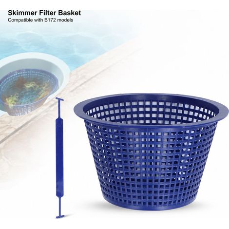 Panier de skimmer - Compatible B172 - Plastique durable 16,5x10x10cm - Remplacement facile pour piscine (1/5)