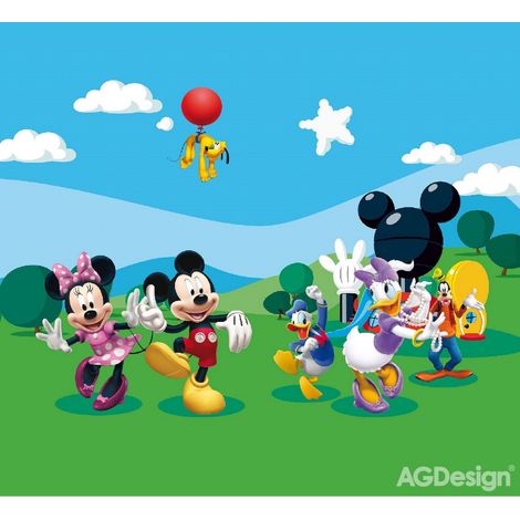 Rideaux La Maison de Mickey Disney-Voilage : 280x245 cm (1/4)