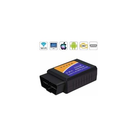 Appareil de Diagnostic OBD2 WiFi - Scanner OBD II ELM327 pour Tous les Véhicules (iOS/Android/Windows)- Crezuo (1/4)