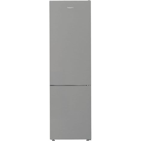 Hotpoint Ariston HP1K 25402 XP7E Frigorifero combinato a libera installazione, Dual no frost, 60cm, Classe B, Silver, 31 dbA, h 203 cm