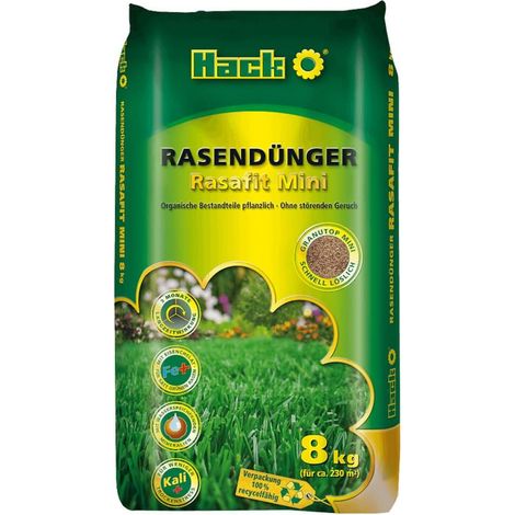 Engrais pour gazon HACK Rasafit Mini 8 kg - Engrais pour jardin privé