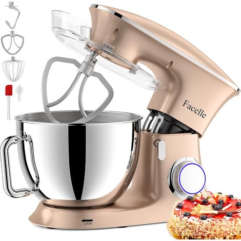 Robot Patissier 2000 W 8.5 L Easy Food Processor Multifunctional Powerful Mixing Machine on Scope, with Beater, Whisk, Kneader Hook, 6 Speed, Multi-Function Pastry Robot (1/5)