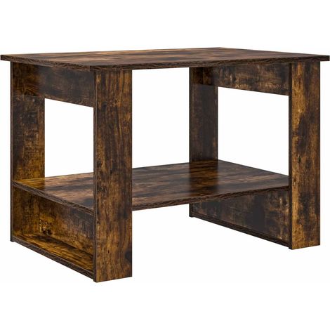 Couchtisch Geräucherte Eiche 72 x 50 x 50 cm Holzwerkstoff vidaXL