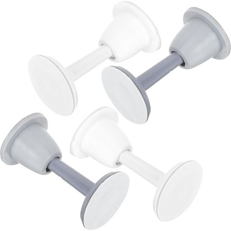 Cales de porte en silicone sans clous, protection murale silencieuse pour chambre et salle de bain (1/5)