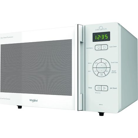 WHIRLPOOL Microonde 25L  Con Grill E Crisp  Superficie Piana Bianco (1/10)