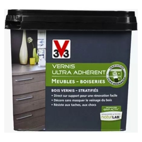 V33 Vernis Ultra Adhérent 0,75L Blanc neige 0,75 L