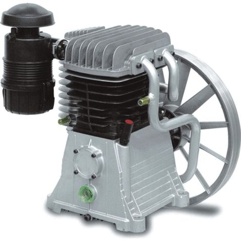 Abac – Compresseur d'air 10 CV 12 bar – Tête de compression en fonte – Débit 70 m³/h – Filtre à air pour performance optimale (1/2)