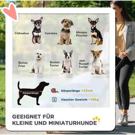 Passeggino per cani 76,5x52x95 cm in poliestere grigio scuro FloraGrace (1/5)