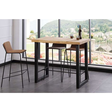 Mesa Alta Bar loft roble nordish 100 cm(alto)120 cm(ancho)70 cm(largo) (1/3)