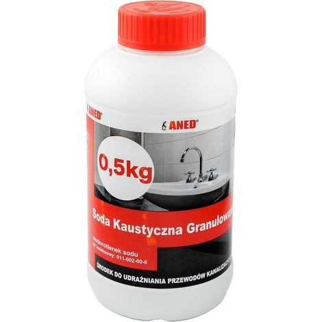 Disgorgante per fognature soda caustica 0,5KG - soda KAU 0,5