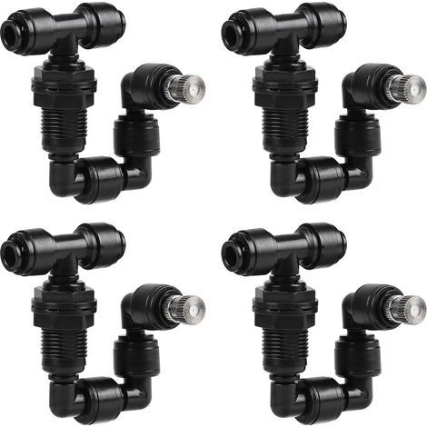4 Pièces Tête Unique Reptiles Buse de Terrarium, 360° Réglables Reptiles Brumisateur Mist Sprinkler, Brumisateur Terrarium pour Reptiles Plantes Humidification (1/5)