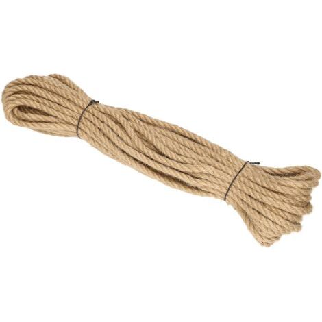 Corde en jute torsadée décorative pour colmater les maisons de boules de bois (10-10 m).-NANOTEH (1/5)