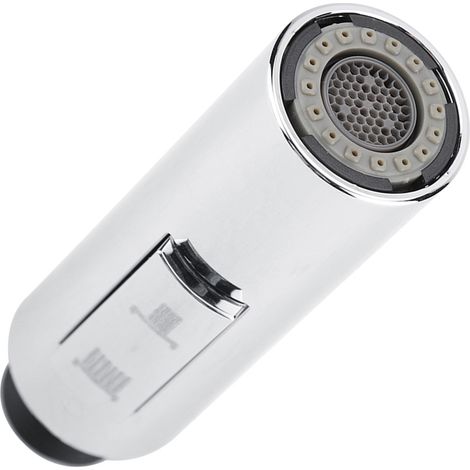 Cabezal pulverizador eléctrico con filtro de olores G1/2 ABS, 95 mm, para grifería de cocina/baño. (1/5)