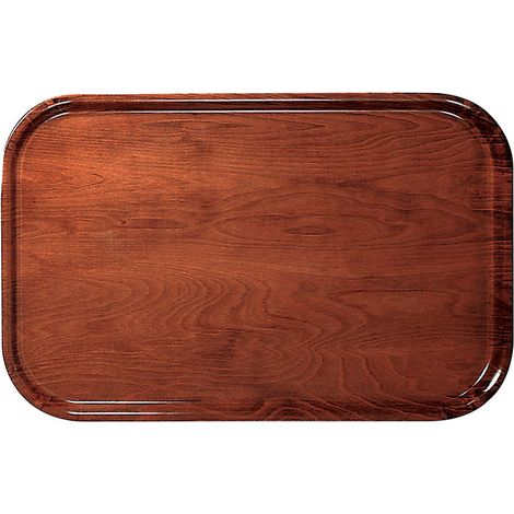 Plateau rectangulaire - Surface lisse - 27 x 20 cm - Bois - Dbmark