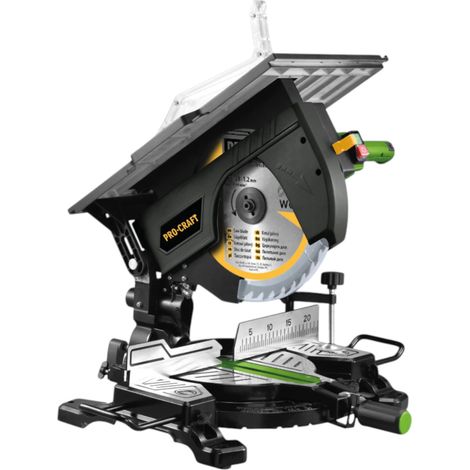Sega circolare da tavolo, troncatrice e sega per tagli obliqui Procraft CMS30 da 2000 Watt, 305 mm
