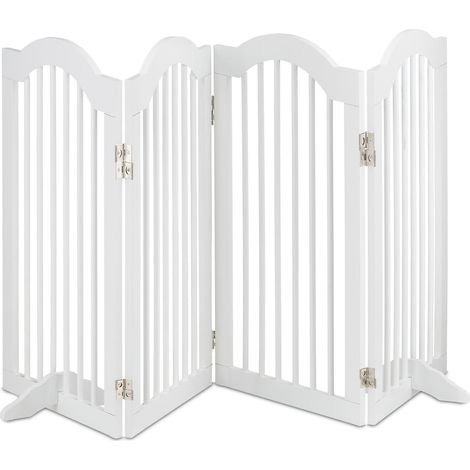 Cancello di sicurezza bianco 92 cm