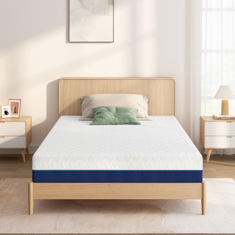 Matelas 90 x 200 cm, Hauteur 16 cm, Matelas en Mousse à mémoire (1/5)